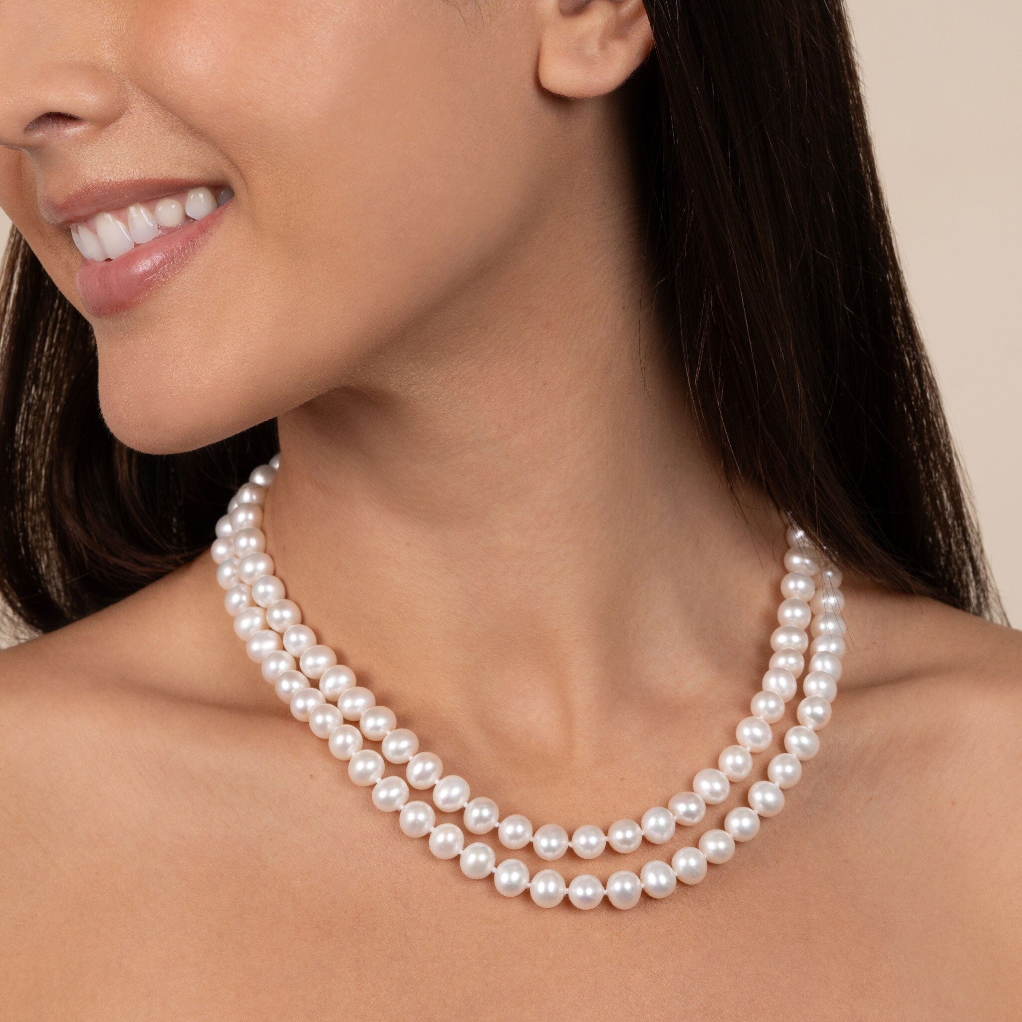 5 Double Strand Pearl Necklaces Perfect For Any Occasion - PearlsOnly ::  PearlsOnly