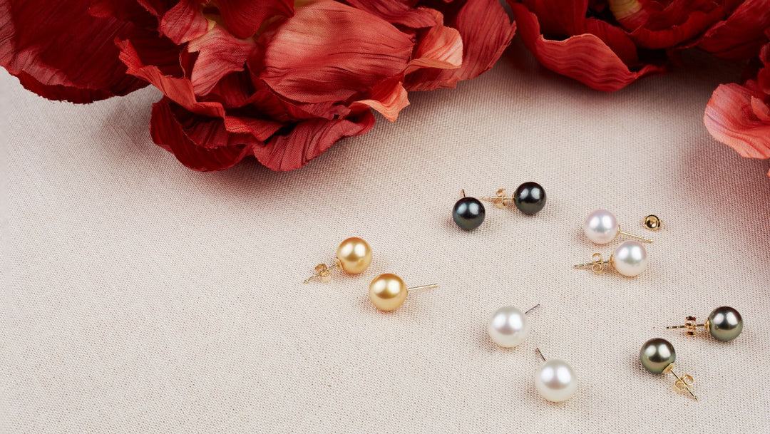 Pearl Stud Earrings