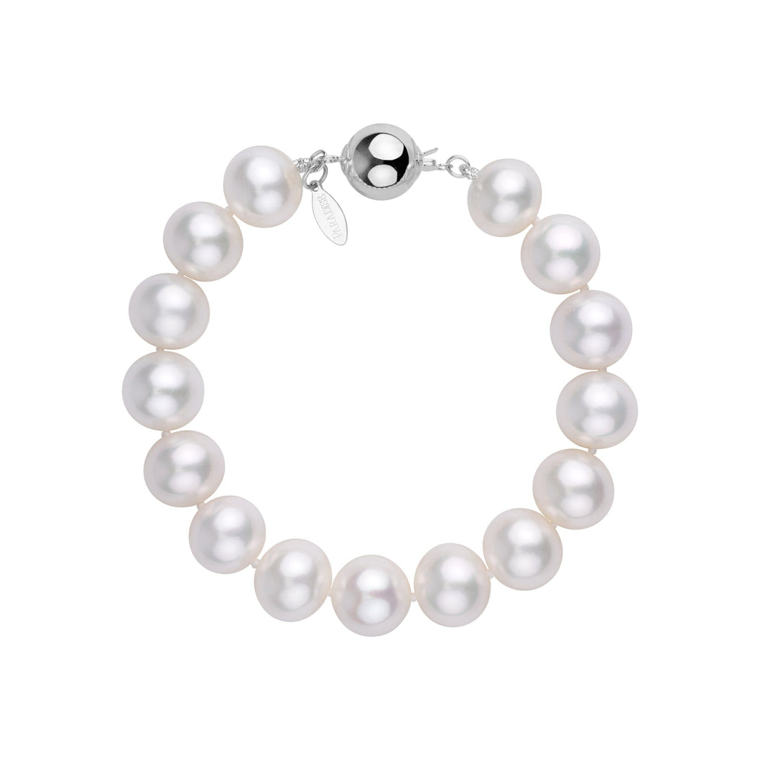 10.0-11.0 mm White Freshadama Pearl Bracelet wg