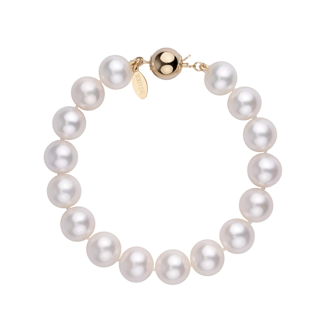 9.0-10.0 mm White Freshadama Pearl Bracelet