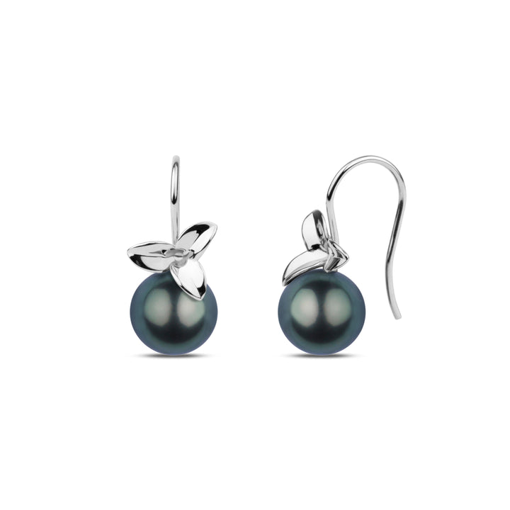 Blossom Collection 10.0-11.0 mm Tahitian Pearl Earrings