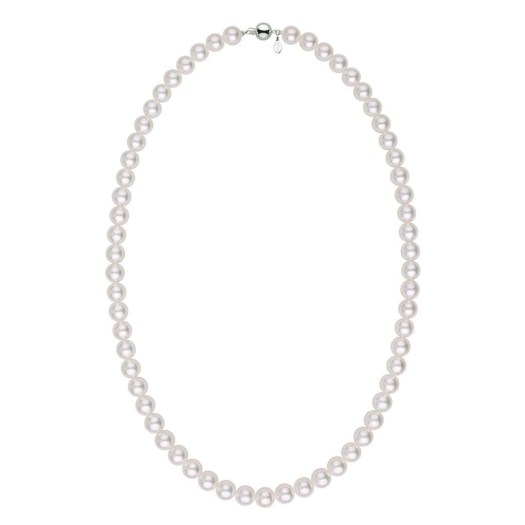 6.52 - 7.03 mm GIA Certified Hanadama Akoya Pearl Necklace wg