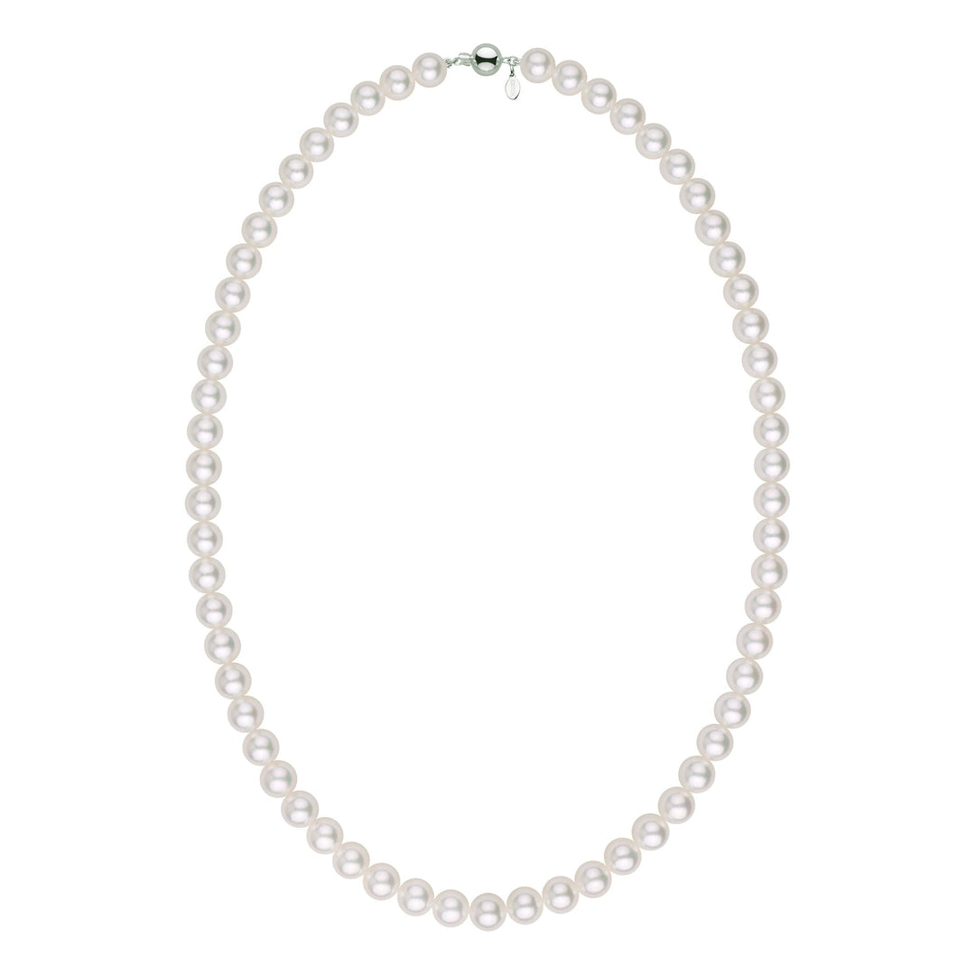 6.52 - 7.02 mm GIA Certified Hanadama Akoya Pearl Necklace wg