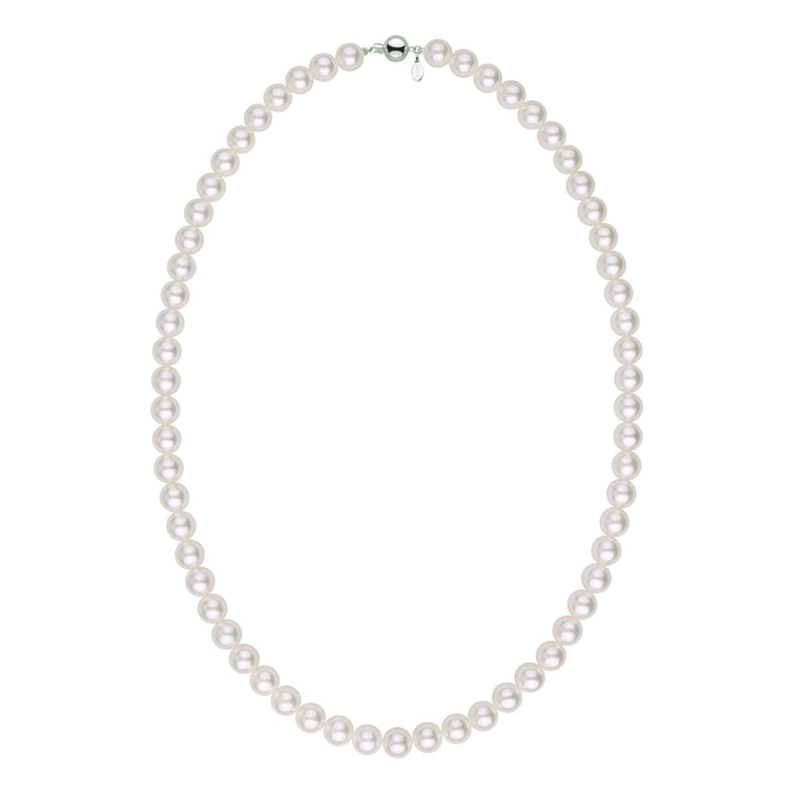 6.52 - 7.02 mm GIA Certified Hanadama Akoya Pearl Necklace wg