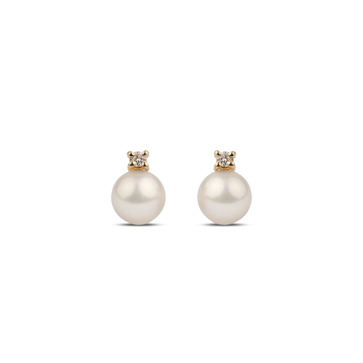 Starlight Collection 6.5-7.0 mm White Freshadama Pearl Earrings