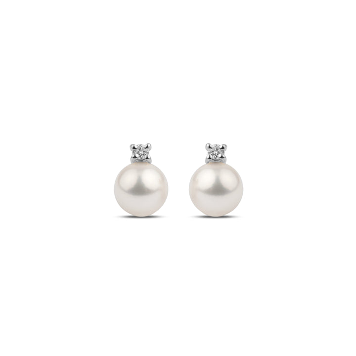 Starlight Collection 6.5-7.0 mm White Freshadama Pearl Earrings