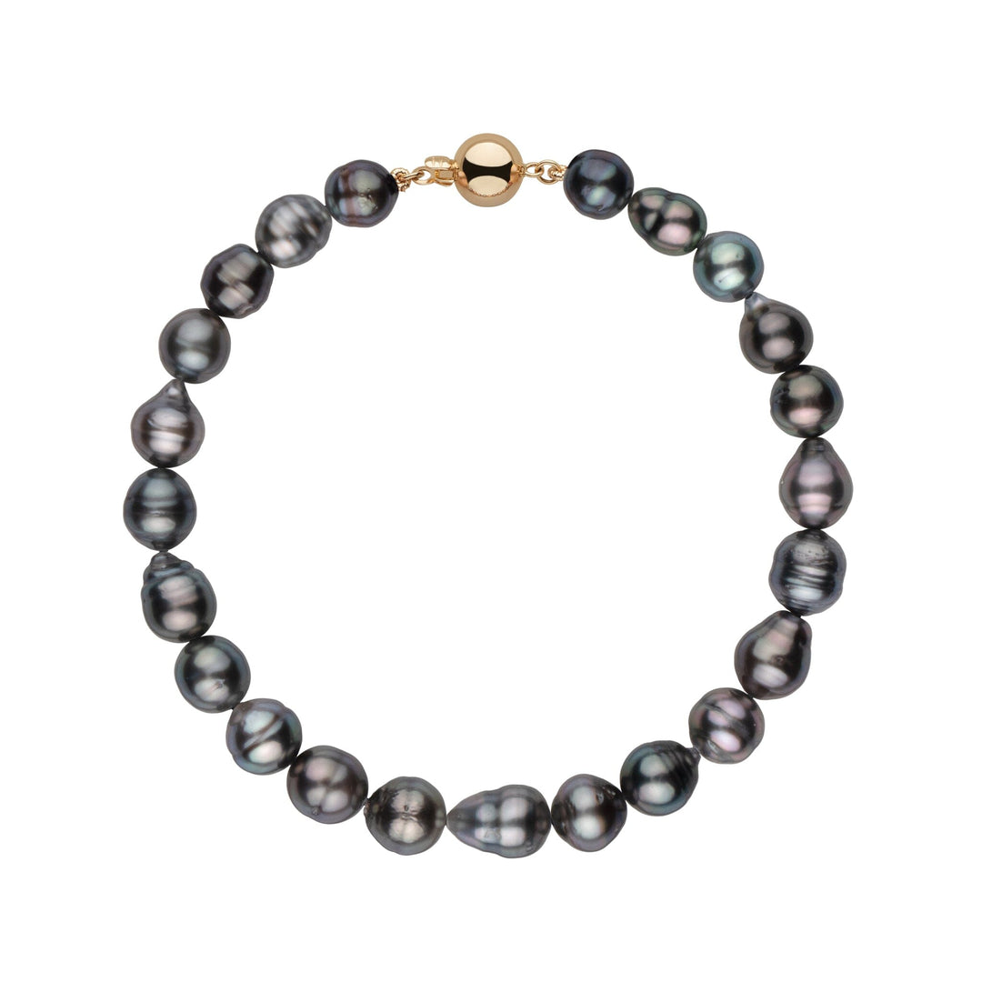 6.0-6.9 mm AA+/AAA Multicolored Tahitian Baroque Pearl Bracelet_yg