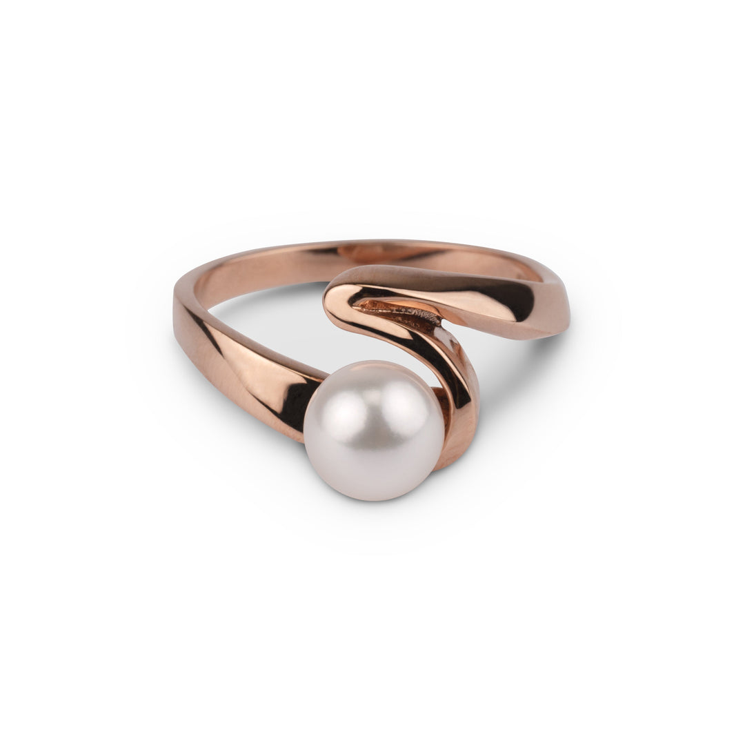 6.0-6.5 mm Akoya Pearl Fascino Ring RG Sze 6