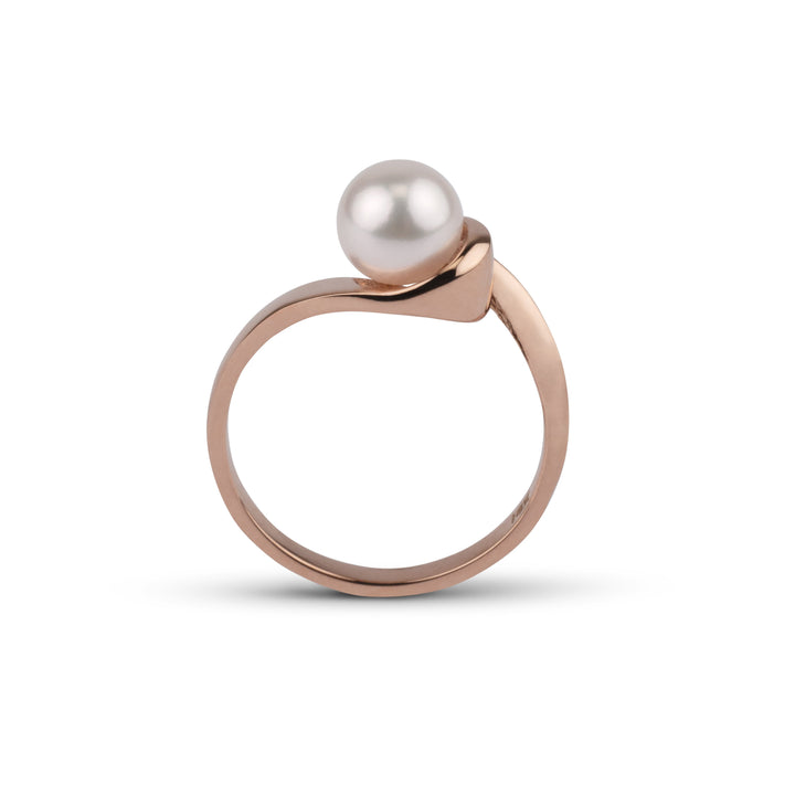 6.0-6.5 mm Akoya Pearl Fascino Ring RG Sze 6