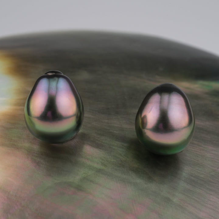 Tahitian Pearl Pair 9.0-10.0 mm