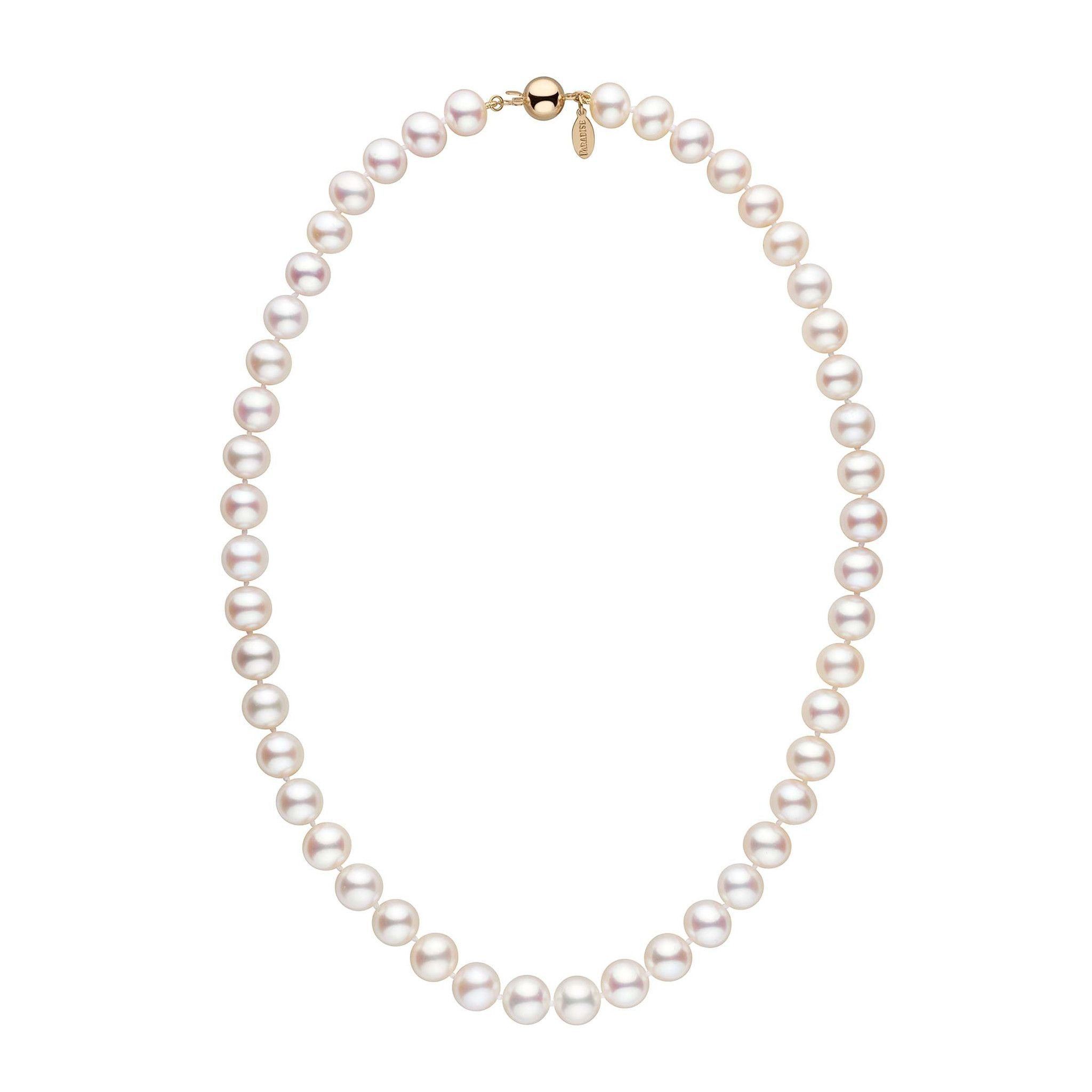 Pearl Paradise 14K White Gold Freshwater Pearl Necklace