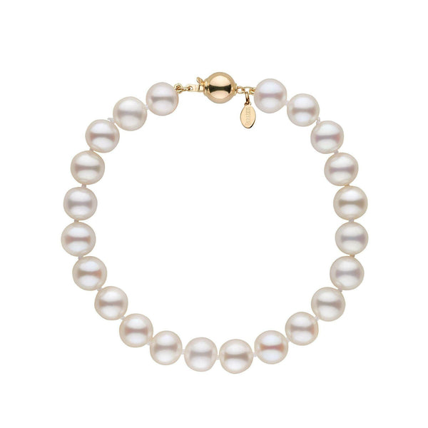 7075mm Hanadama Akoya Round Pearl Stud Earrings  Pure Pearls