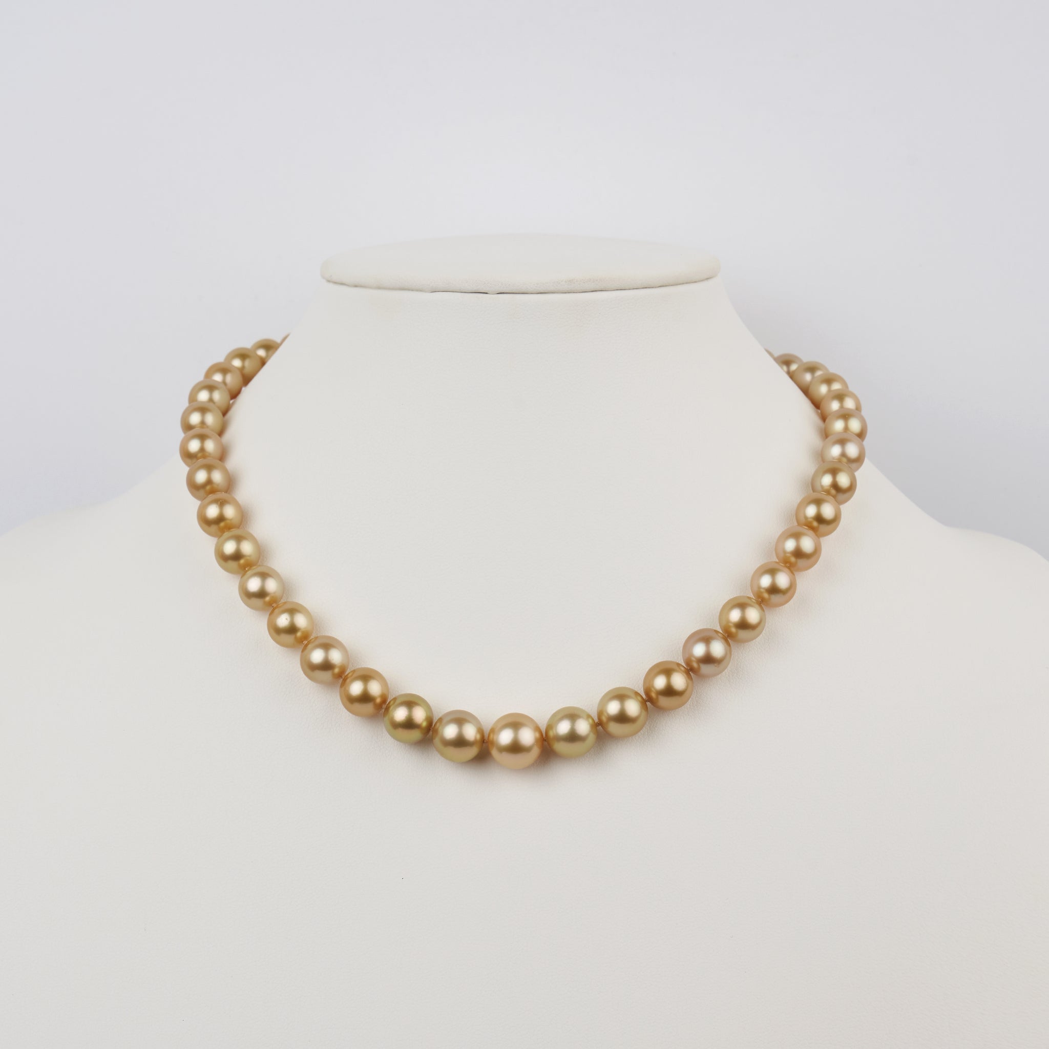Golden South Sea Pearl and Star Diamond Necklace - Tandem Jewelry