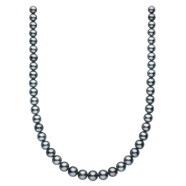 8.0-11.3 mm AAA Tahitian Round Pearl Necklace