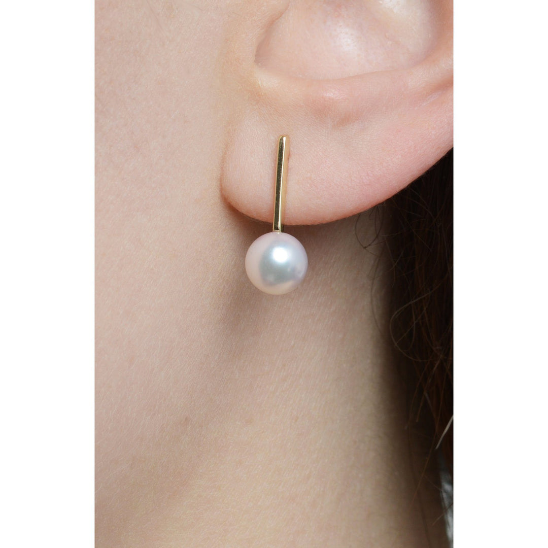 Bar Collection 7.5-8.0 mm Freshadama Pearl Earrings