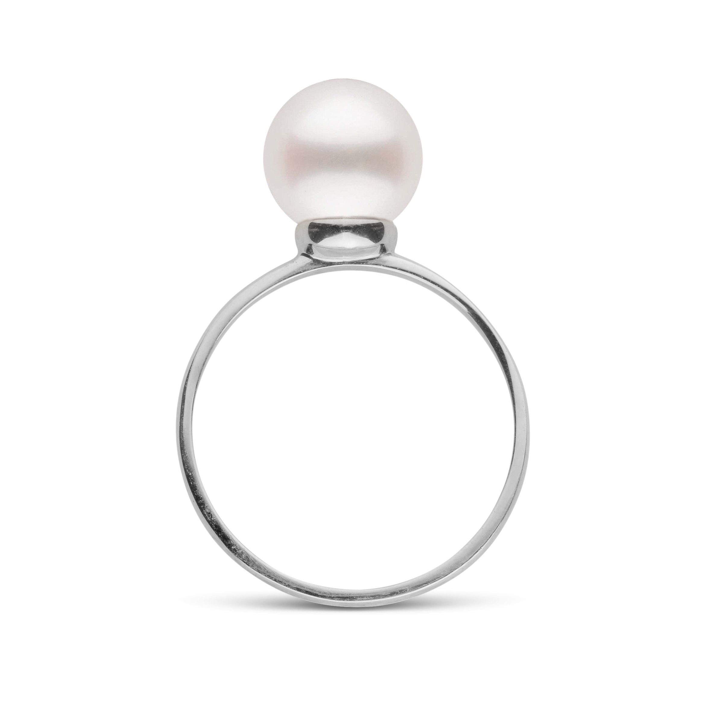 Bridge Collection 8.5-9.0 mm Akoya Pearl Ring 14K Yellow Gold / 6 by Pearl Paradise
