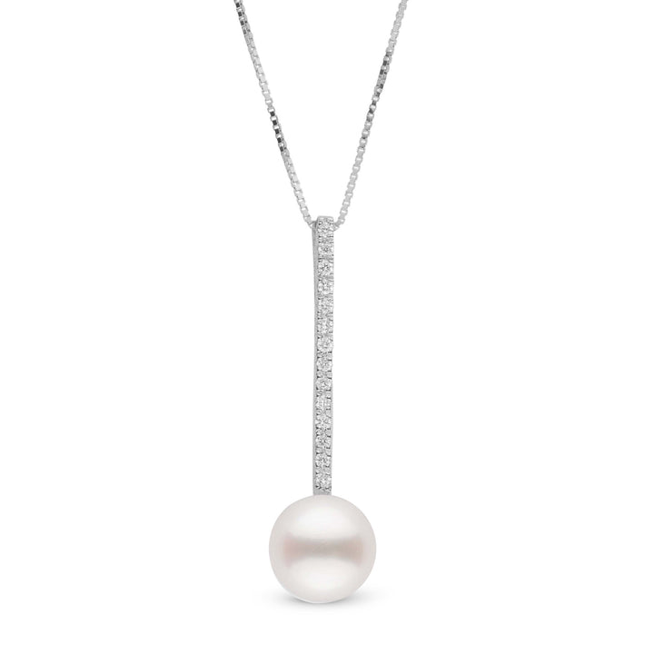 Diamond Bar Collection 7.5-8.0 mm Freshadama Pearl Pendant