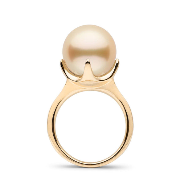 Embrace Collection Akoya Pearl Ring 14K Yellow Gold / 8 by Pearl Paradise