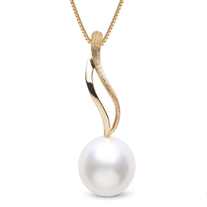 Wisp Collection 11.0-12.0 mm Drop White South Sea Pearl Pendant yg